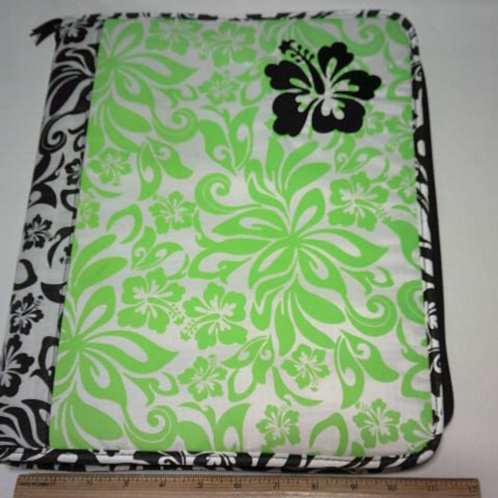 TECH GEAR 3 RING BINDER PORTFOLIO SPRING BREAK CLOTH FULL ZIP DESIGN 2 POCKET 📘